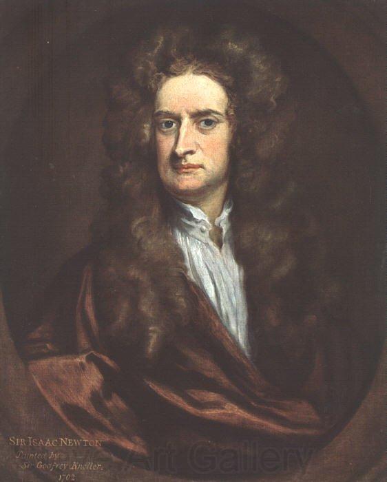 Sir Godfrey Kneller Sir Isaac Newton Norge oil painting art